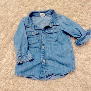 H&M jean button down